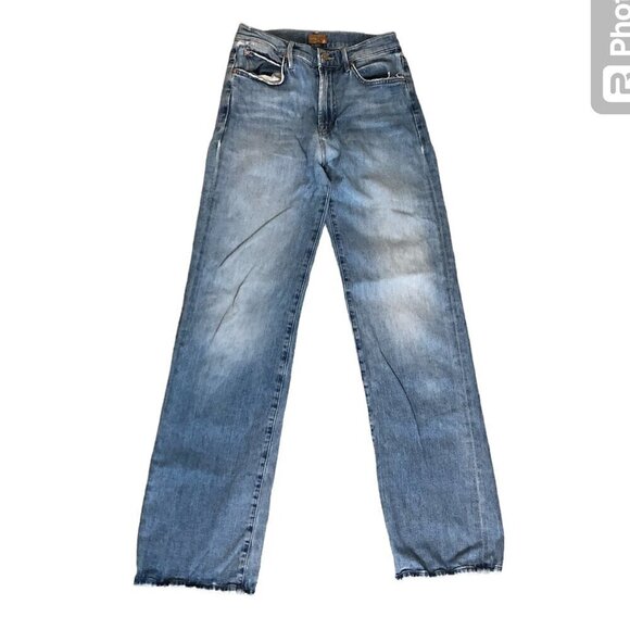 MOTHER Jeans Women's Size 25 Blue The Kick It Scenic Route Wash High Waisted - Picture 11 of 11